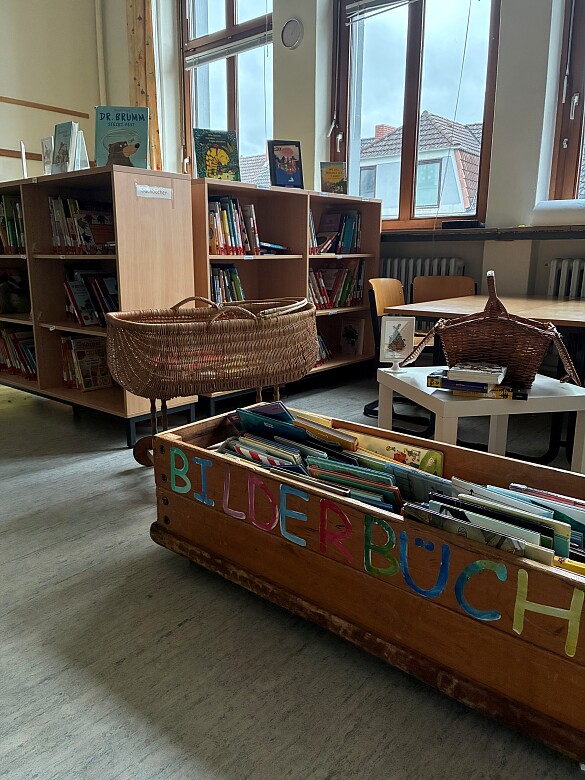 Foto der Bücherei an der Oderschule