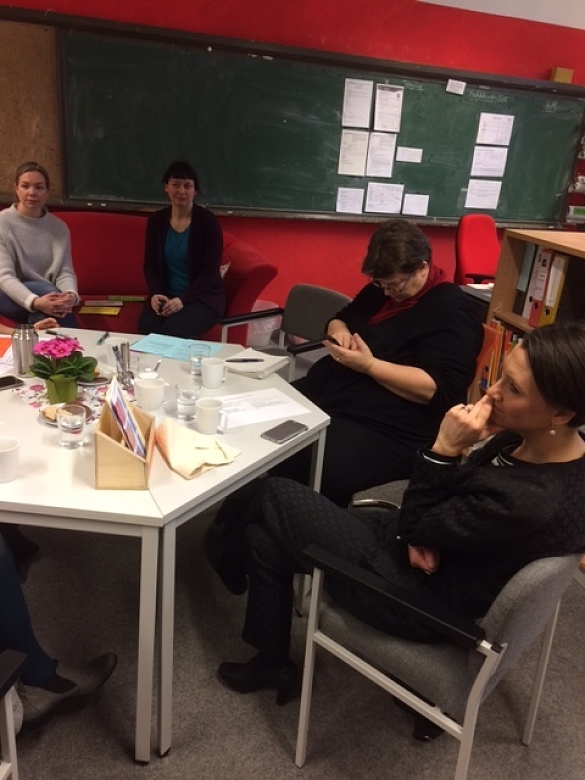 Senatorin Bogedan in der Oderstrasse